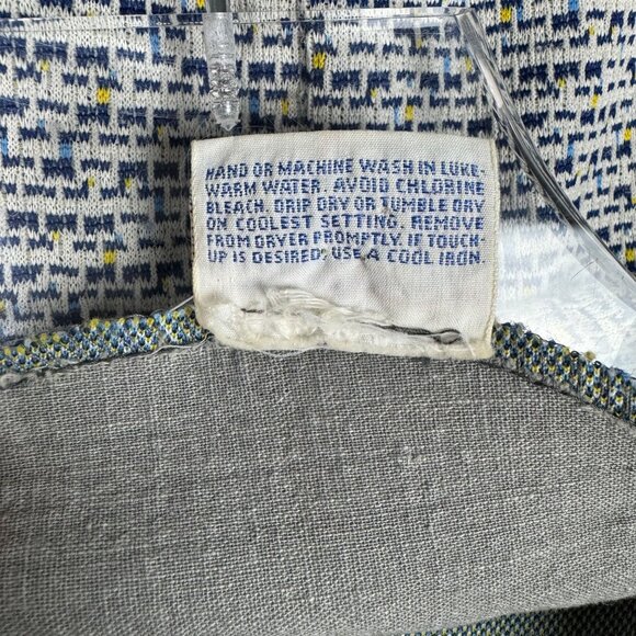 Vintage‎ 1970s Pykettes Womens 2-Piece Plaid Vest & Bell Bottoms Pants Set - Picture 5 of 11